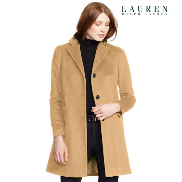 ralph lauren reefer coat petite